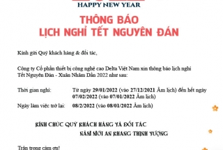 Lịch nghỉ Tết Âm năm 2022